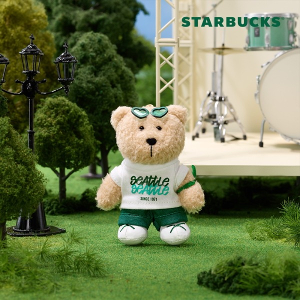 【Starbucks】 Festival Bottle Bearista Keychain 韓国スタバ