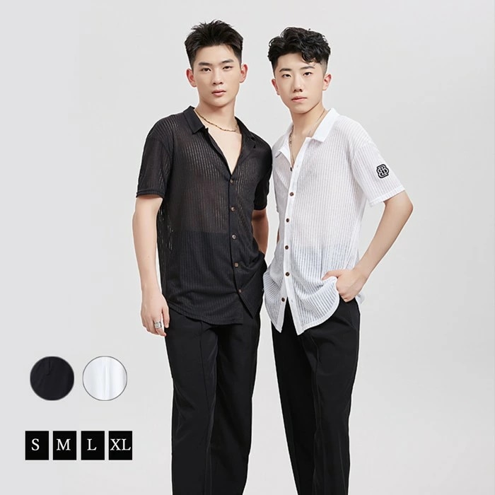 「爆買」社交ダンス衣装 トップス メンズ ラテン ラテンダンス用シャツ 男性用 ダンス衣装 ダンスウェア 練習着 ワルツ チャチャチャ ルンバ ラテン ラテンダンスシャツ ステージ 衣装 男性社交ダン