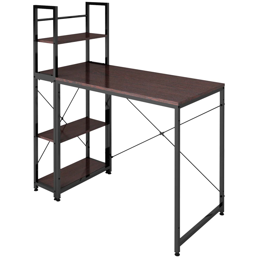 【3日以内配送】パソコンデスク 左右入替可 収納 両用デスク ハイタイプ WF292303EAA