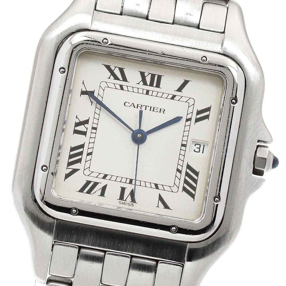 カルティエ CARTIER W25032F5 パンテール LM デイト クォーツ メンズ _894335【中古】 242,450円