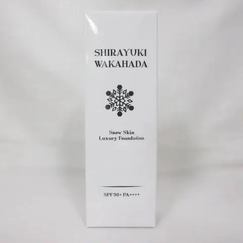 新品 SHIRAYUKI WAKAHADA 白雪若肌 薬用リンクルケア美白 リキッドファンデーションLO SPF50+ 26g ( 1226-y2 )
