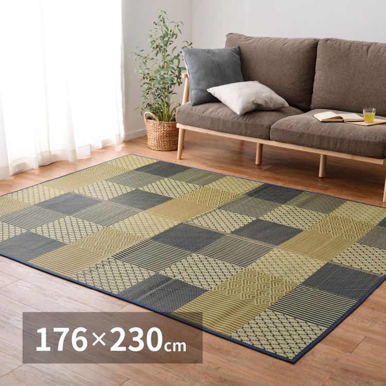 ラグマット 176×230cm 夏 い草 畳マット