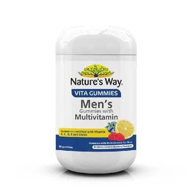 速達便 税込ネイチャーズ ウェイNaturesWay Vitagummies Multivitamin For Menビタグミーズ マルチビタミン フォーメン50s
