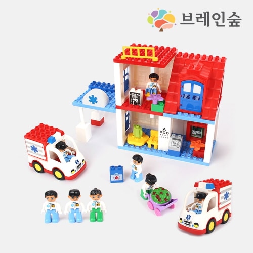 ブレインフォレスト教育用デュオ病院遊び76P幼稚園児童家学院教習教区団体創造力