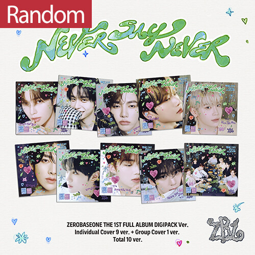 ZEROBASEONE THE 1ST FULL ALBUM [NEVER SAY NEVER] DIGIPACK Ver. 10種中ランダム発送