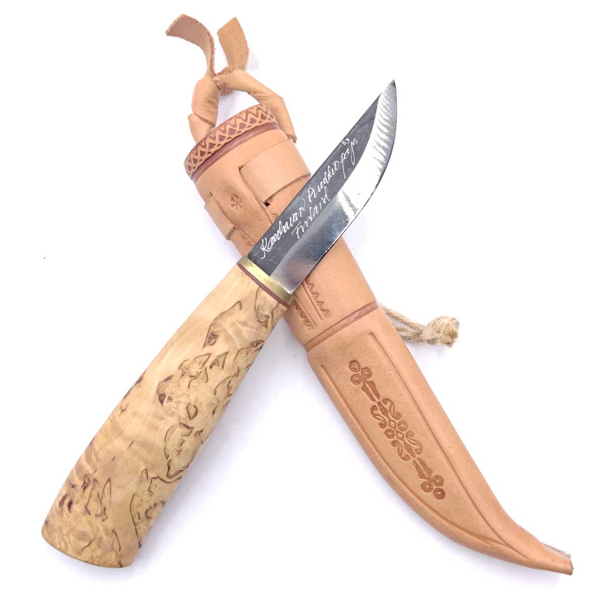 【中古・未使用品】カウハバン プーッコ パヤ ナイフ ベージュ Kauhavan Puukko Paja アウトドア ブッシュクラフト