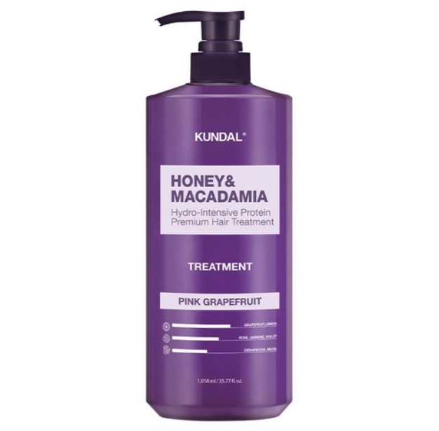 ハニーアンドマカデミア ヘアトリートメント ピンクグレープフルーツの香り 1058ml x 2個 (鎮静/弾力/保湿/栄養供給/活力/しわ防止)