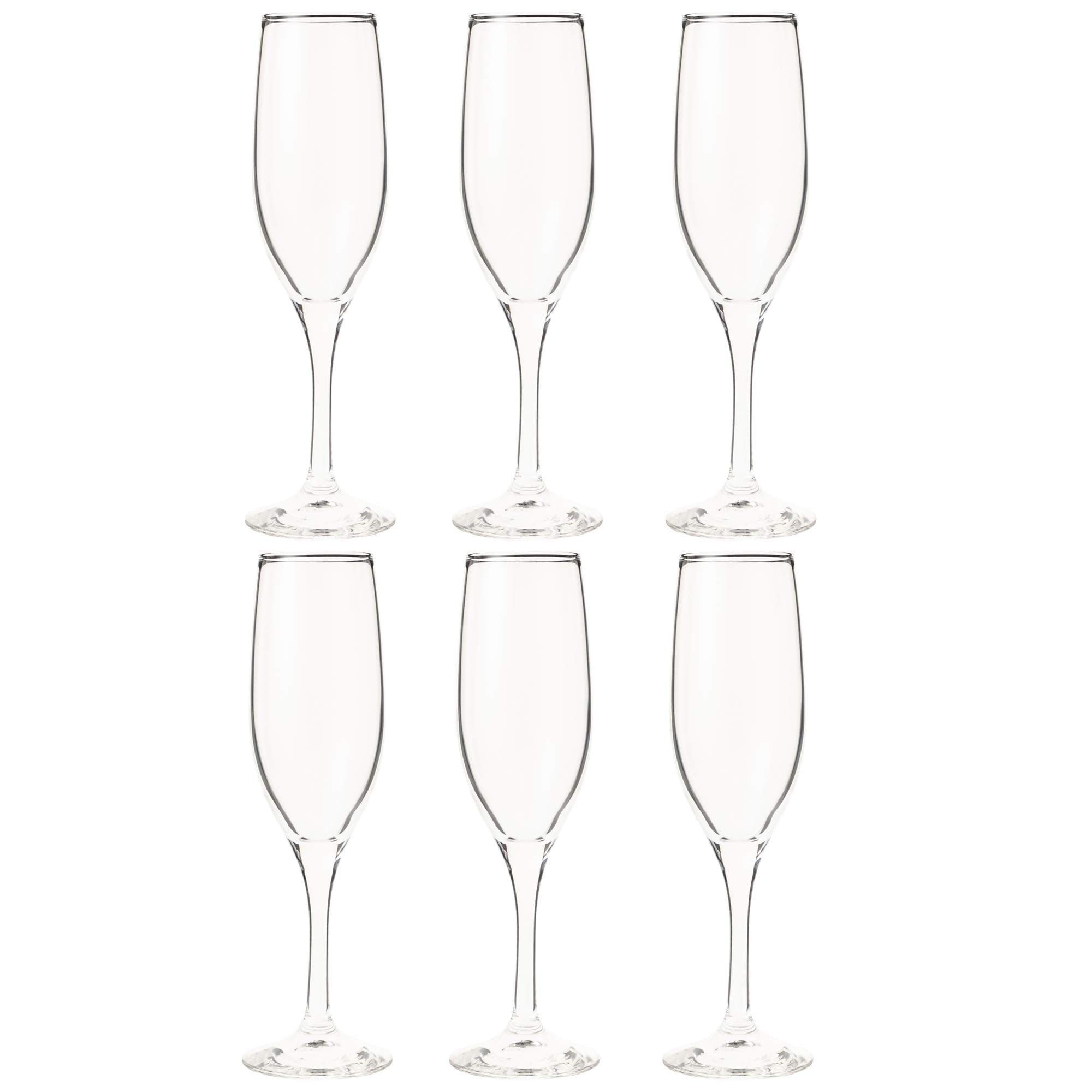 東洋佐々木ガラス シャンパングラス レガート脚線美人 165ml 6個入り 割れにくい ワイングラス フルートグラス 日本製 食洗器対応 コップ 30G54HS
