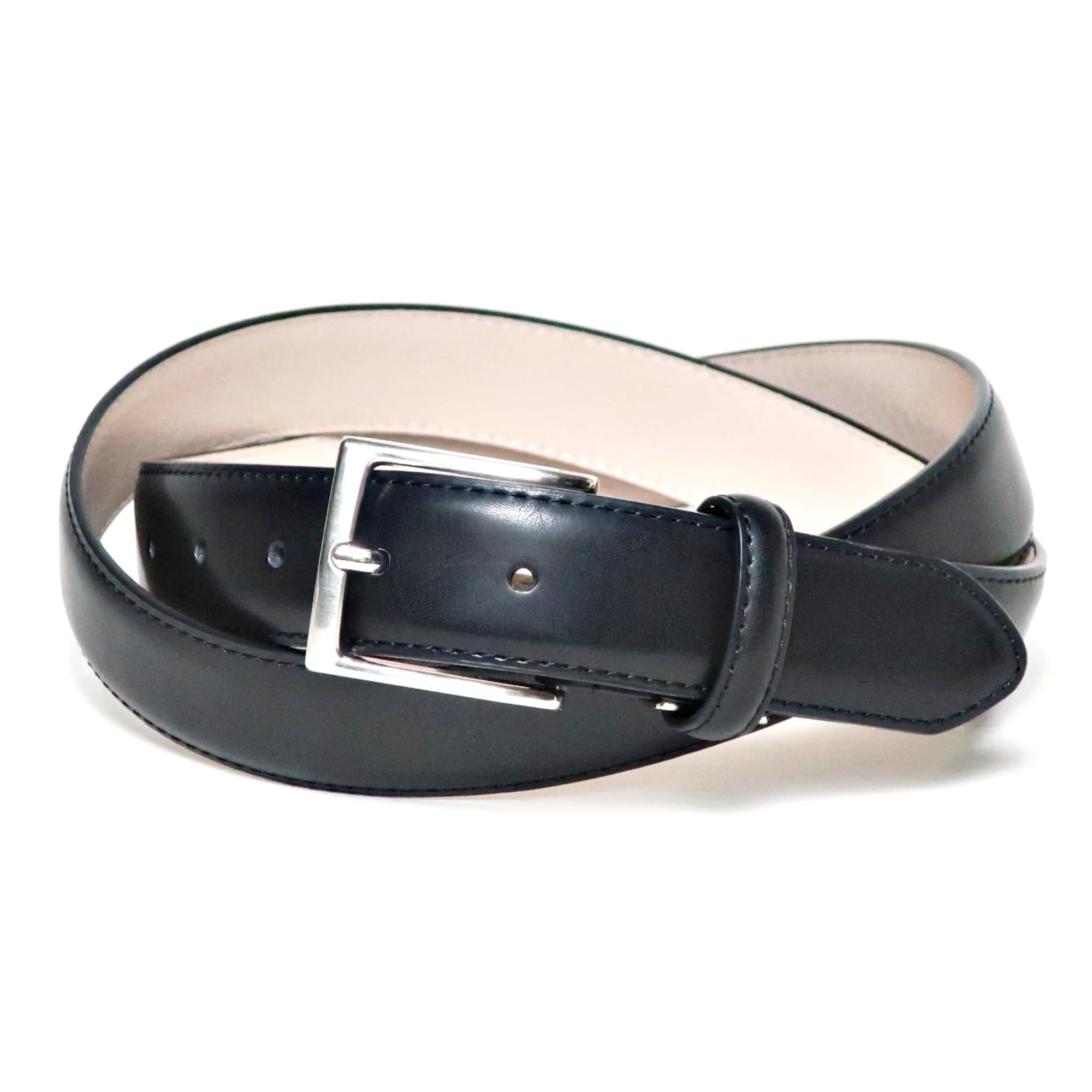 [KIETH] キース ベルト メンズ 大きいサイズ 長尺 ロングサイズ ビジネス 本革 ブラック 全長125 サイズ調整可能 KE2025B-19BLACK