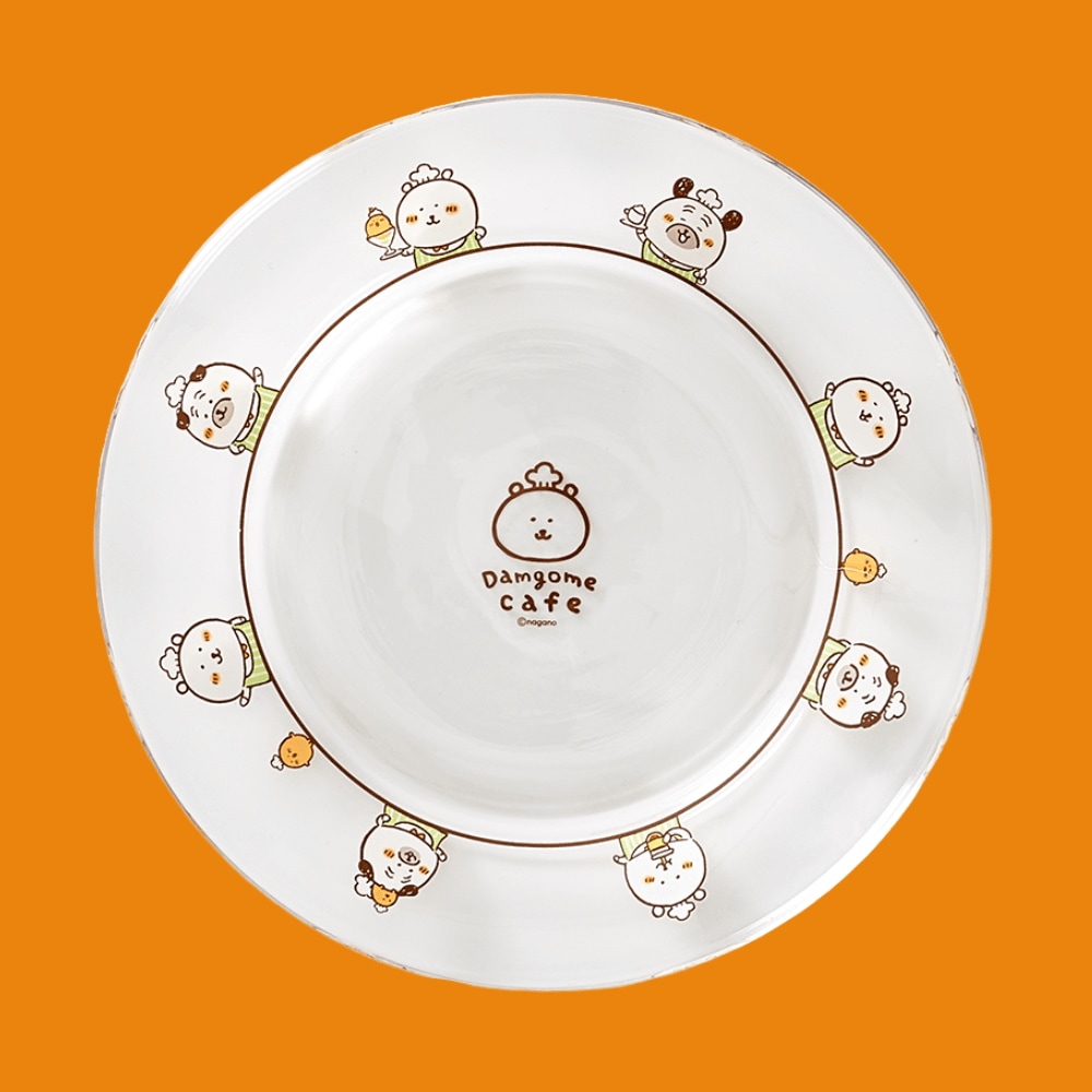 自分ツッコミくま　カフェ　器　スープボウル　皿　ナガノ　パグ　パシャ Qoo10] 自分ツッコミくま / ナガノのくま /