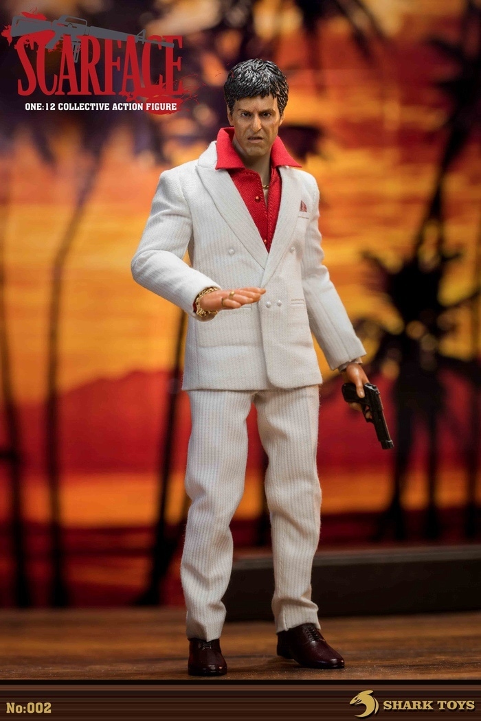 SHARK TOYS 1/12 トニー 通常.Ver 未開封新品 002A Furious スカーフェイス トニー モンタナ COOMODEL POPTOYS PCTOYS