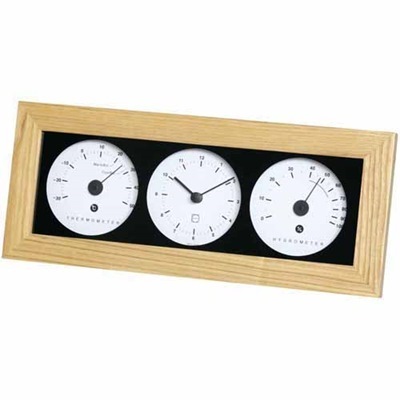 温湿度計 温度計 湿度計 アナログ 置き掛け 天然木製 おしゃれ インテリア ナチュラル 日本製