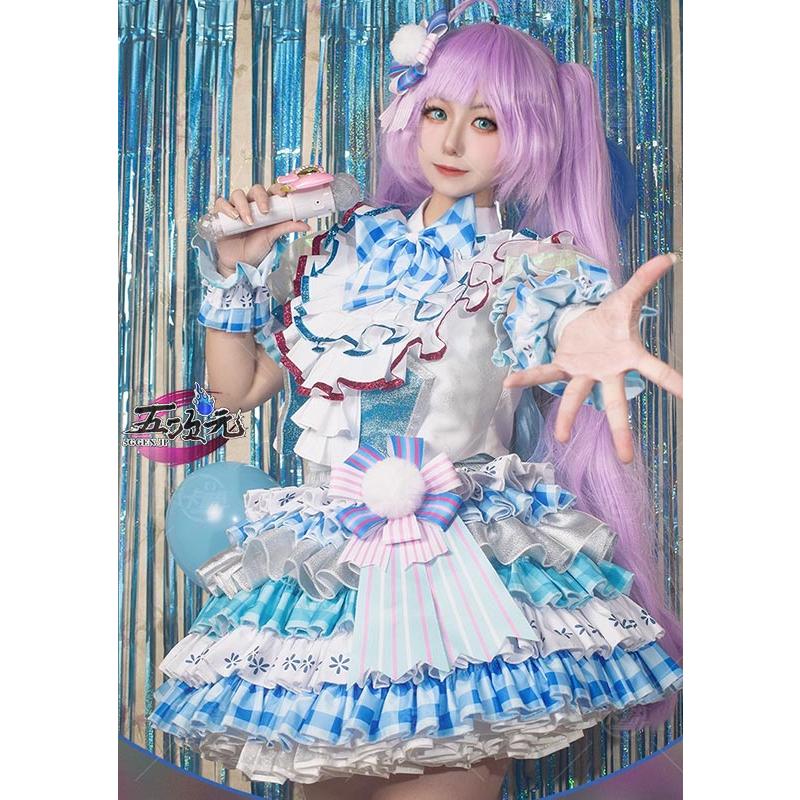 【予約商品】2026新作 Insでも話題に 五次元　プリパラ　コスプレ　真中らぁら　ウィッシュリボンアイドル　衣装　ウィッグ　靴　追加可能