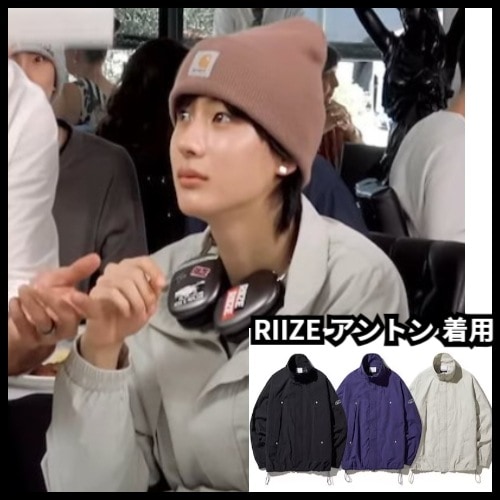 [RIIZE アントン] 着用] 2WAY FLAP POCKET WINDBREAKER 韓国 アイドル レディース メンズ 春 秋 冬 韓国 アウター/ウイントフレーカー