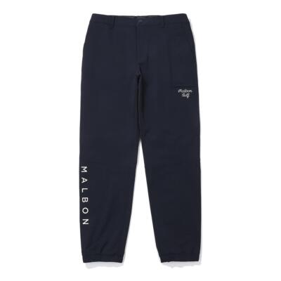 Malbon Golf純正 マルボンスプリングベーシックジョガーパンツ ダークネイビー（メンズ）