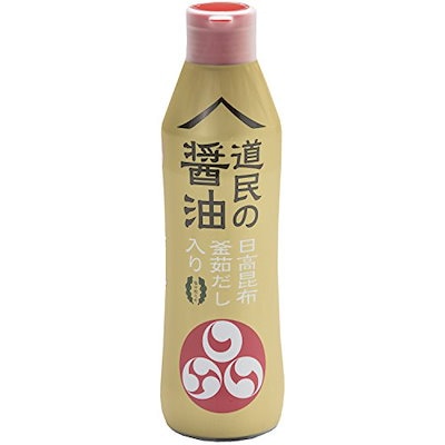 他サイト： トモエ 道民の醤油日高昆布 450mlの商品画像