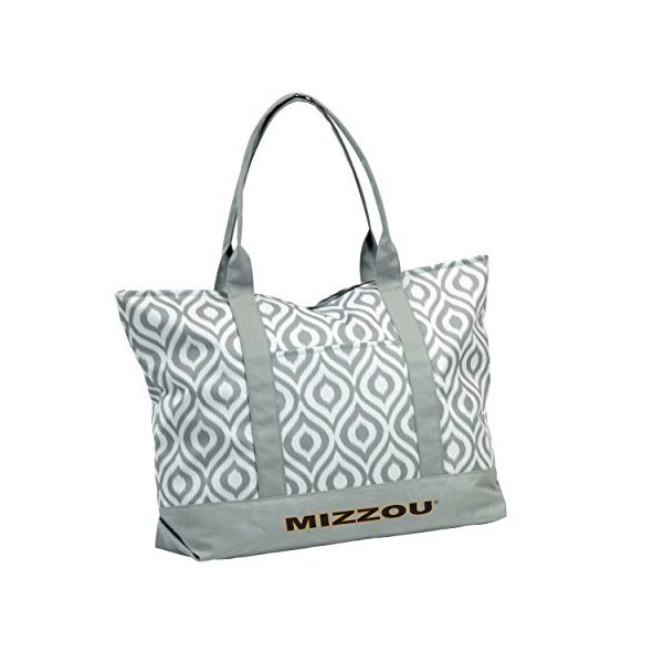 Logo Brands NCAA Missouri Women s Ikat Tote Bag， One Size， Multicolor 並行輸入品