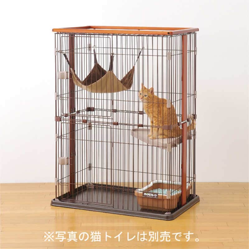 ボンビアルコン　ウッドワンサークルキャット 2段タイプ