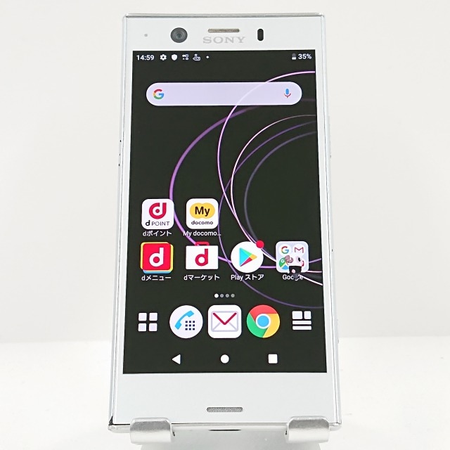 Xperia XZ1 Compact SO-02K ドコモ ホワイトシルバー 送料無料 本体 c08762 【中古】