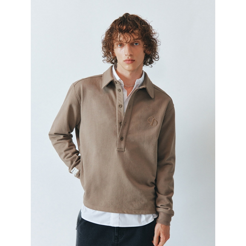 CITYBREEZE for MEN シンボルロゴカラースウェットシャツ BROWN