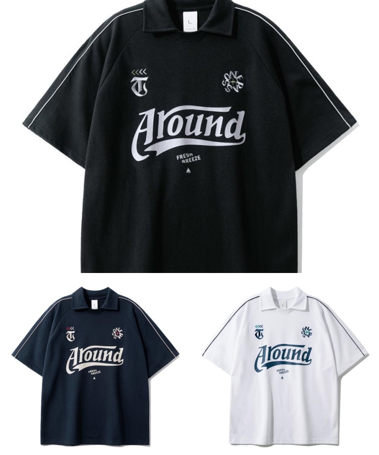 AROUND COLLAR SHORT SLEEVE HHST3502