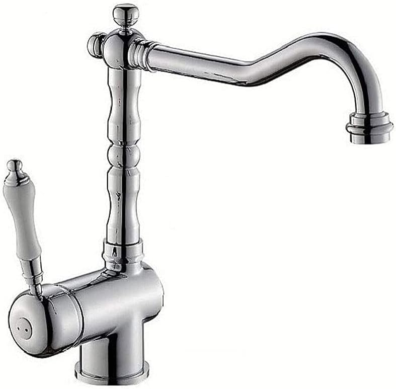 Generic Faucet Traditional Sink Mixer Tap Double Handle Solid Brass Kitchen Tap Water Bibcock Antiqu 14,315円