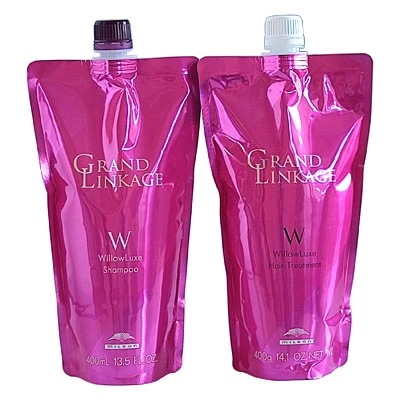 ミルボン グランドリンケージ ウィローリュクス シャンプー /トリートメント400ml詰替えセット【