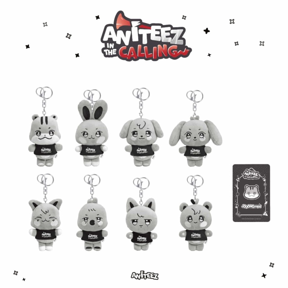 ATEEZ X ANITEEZ THE CALLING ANITEEZ PLUSH KEYRING - ANITEEZ IN THE CALLING