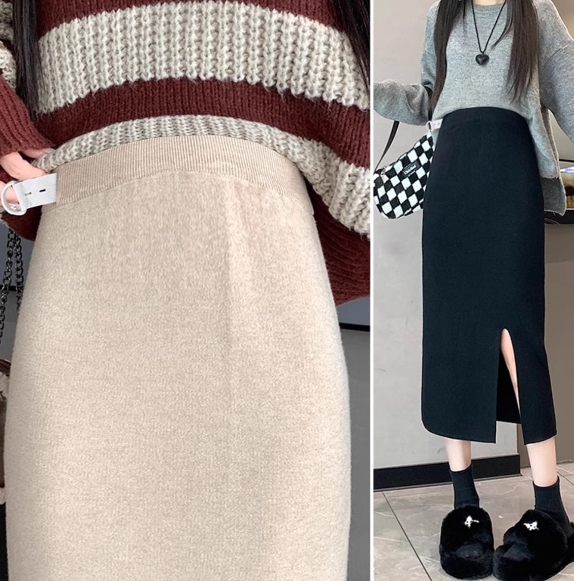 スカート レディース ボトムス タイトスカート ロングスカート ミモレ ロング スリム 細身 Iライン フェミニン かわいい 大人可愛い きれいめ シンプル カジュアル おしゃれ ラフ マニッシュ