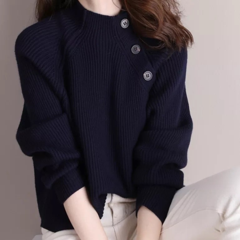 【SNSで話題沸騰】 個性的なデザイン ファッション 通勤 ニットセーター