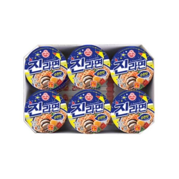 (NEW)オットゥギ ジンラーメン まろやかな味 カップ 65g 6個×4個