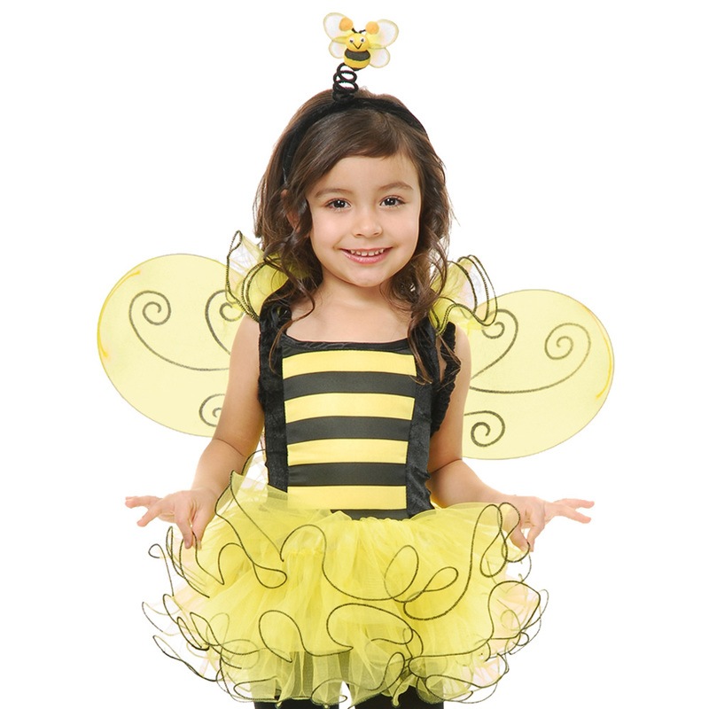 コスプレ 仮装 スイートハニービー 子供用 XS-S 【 コスプレ 衣装 ハロウィン 仮装 コスチューム 子供 女の子 子ども用 こども パーティーグッズ ミツバチ ハチ キッズ 蜂 】