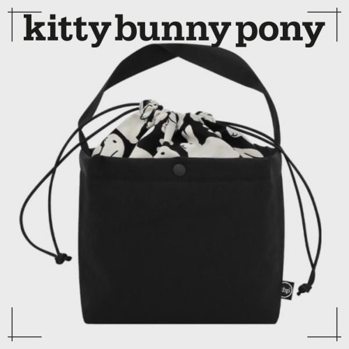 kittybunnypony イージーリトル ブラックバーニーズ 保冷フラップバッグ