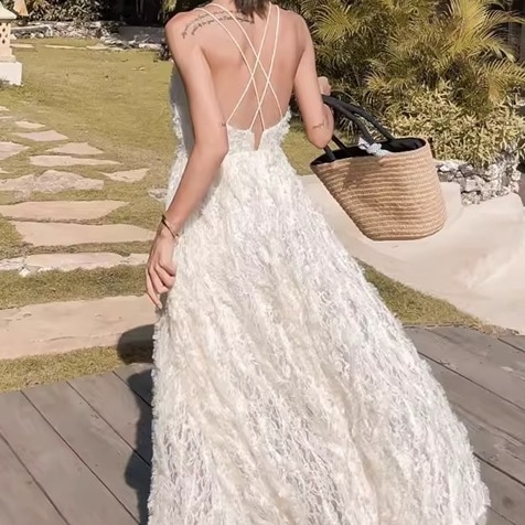 レディース ワンピース プルオーバー ロング マキシ 袖なし ノースリーブ Vネック フレア Aライン 背中開き フェミニン ファスナー ハイウエスト かわいい 大人可愛い きれいめ カジュアル 上品