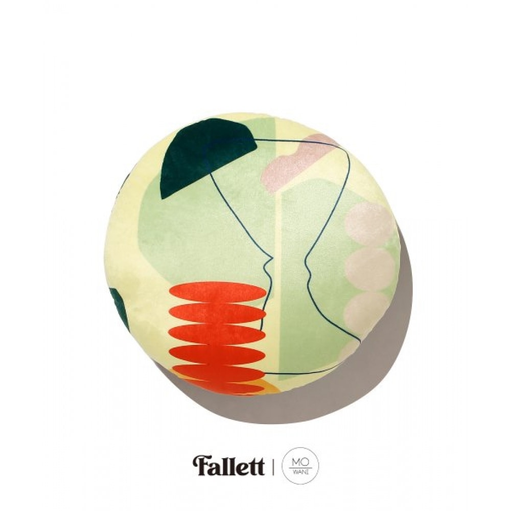 FALLETT [ファレット X モワニグラス] ベルベットラウンドクッション