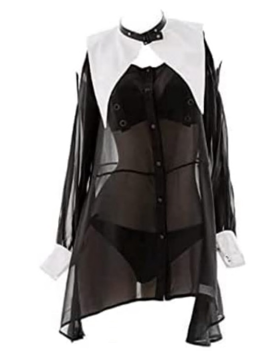 セクシー シスター エロ魅惑の透け感 衣装 過激 誘惑 コスチュームコスプレ 制服 透視 シャツ ワ