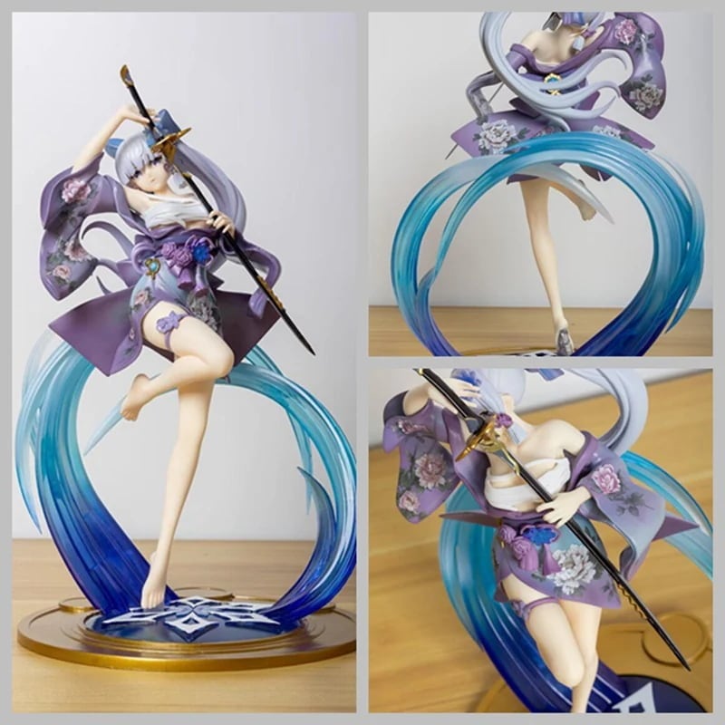 Gk 抜刀神彩花 着物浴衣 戦闘シーンモデル ゲーム 箱入りフィギュア期間限定30%
