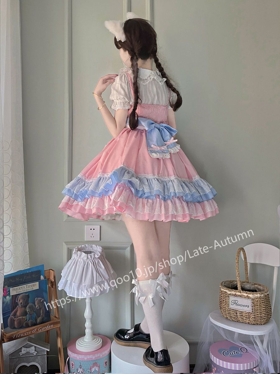 2024春夏秋冬二次元/かわいい新作/公主メイド服洋装 /古風改良/コスプレ/ロリータお茶会/ゴスロリ/洋風/貴族風 レ