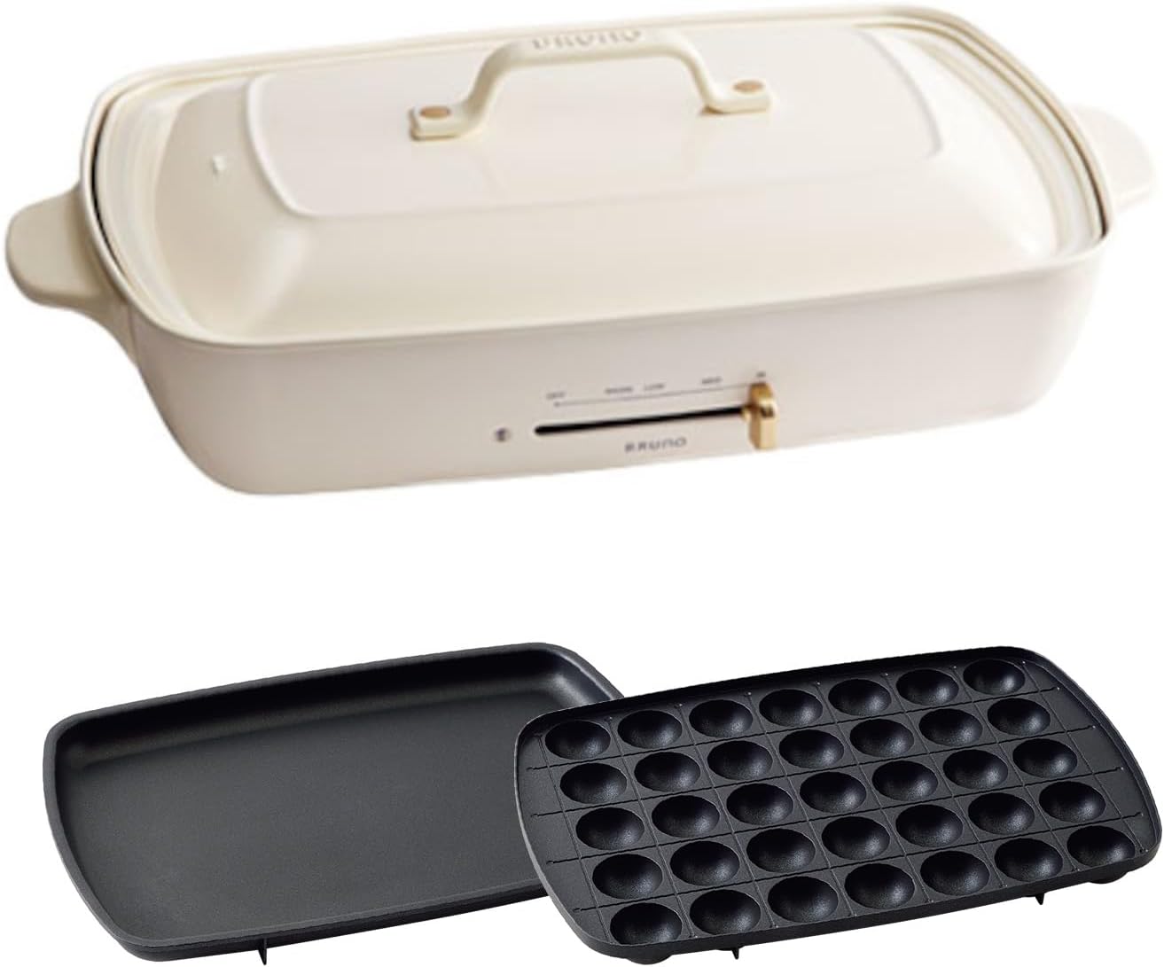 BRUNO ホットプレートグランデサイズ BOE026-WH ホワイト BOE026-WH