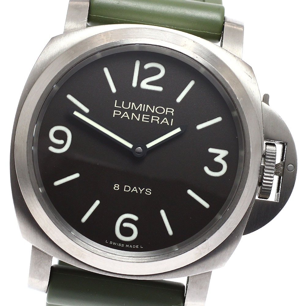 パネライ PANERAI PAM00562 ルミノール ベース 8デイズ 手巻き メンズ _935708【中古】