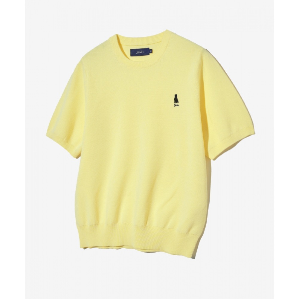 エールレディースコンフォートクールハーフスリーブニットライムイエロー 7,428円