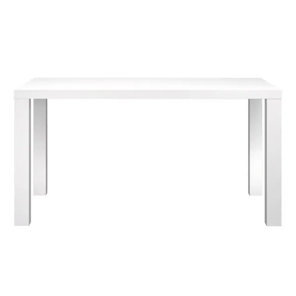 ダイニングテーブル 幅140cm 長方形 SNOW スノー ダイニング テーブル 鏡面 机