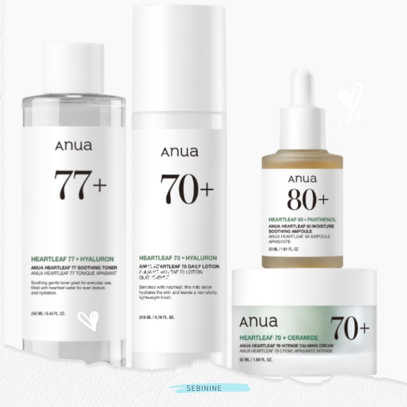 ドクダミ うるおい鎮静スキンケア4点セット（トナー250ml＋アンプル30ml＋ローション200ml＋クリーム50ml）