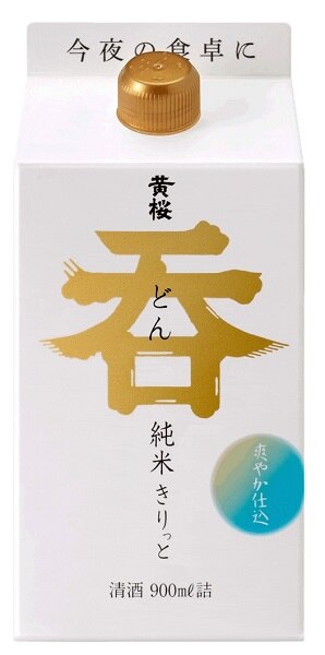 清酒 純米酒 黄桜 呑 純米 きりっと 900mlパック 1ケース6本入り 黄桜