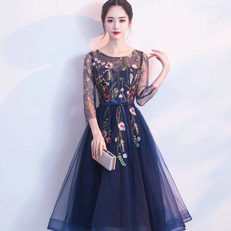 レディース レース チュール ワンピース 無地 プリンセスドレス 花嫁の介添えドレス 結婚式 二次会 パーティー 演奏会 発表会 披露宴 5,295円