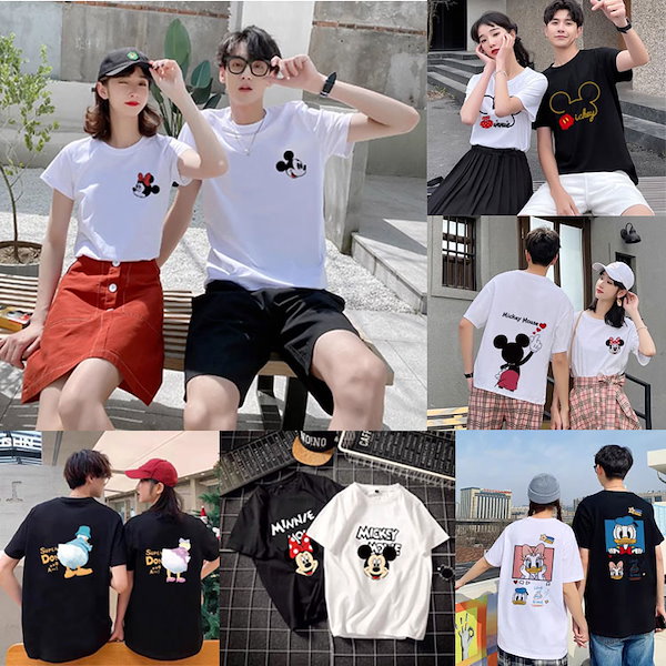 Qoo10] ディズニー 2025春日新作レディース Tシャツ 半