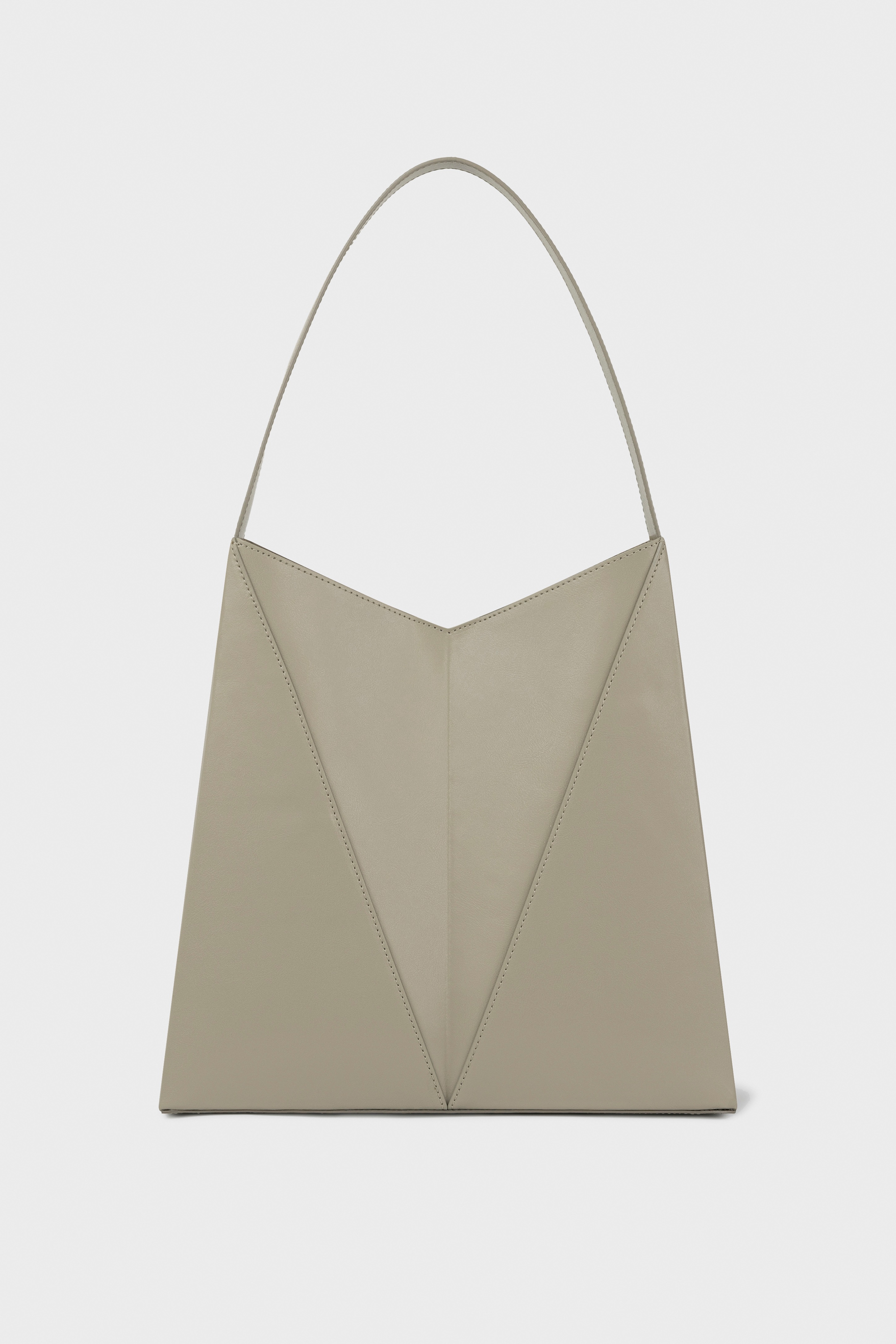 【LOW CLASSIC】 FOLDED CUBE TOTE BAG : 2COLOR