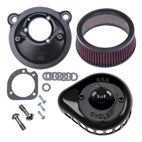 ステルス エアクリーナーキット ミニティアドロップ グロスブラック 170-0440C