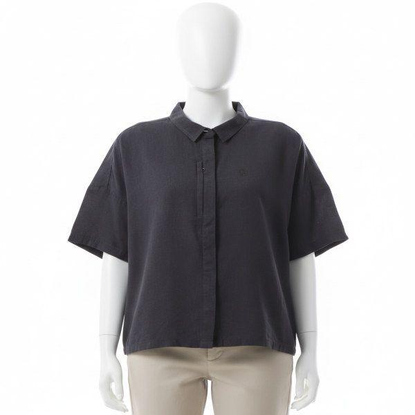 FJALLRAVEN 25 女性 オビック ヘンプ キャンプ 半袖シャツ 14600200030 Ovik Hemp Camp Shirt SS W 826878