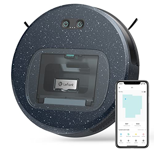 【6.9cm 超薄型】Lefant ロボット掃除機 4000Pa強力吸引「 お掃除ロボット スマートナビゲーション3.0アプリ遠隔操作alexa対応予約清掃自動充電落下防止衝突防止静音設